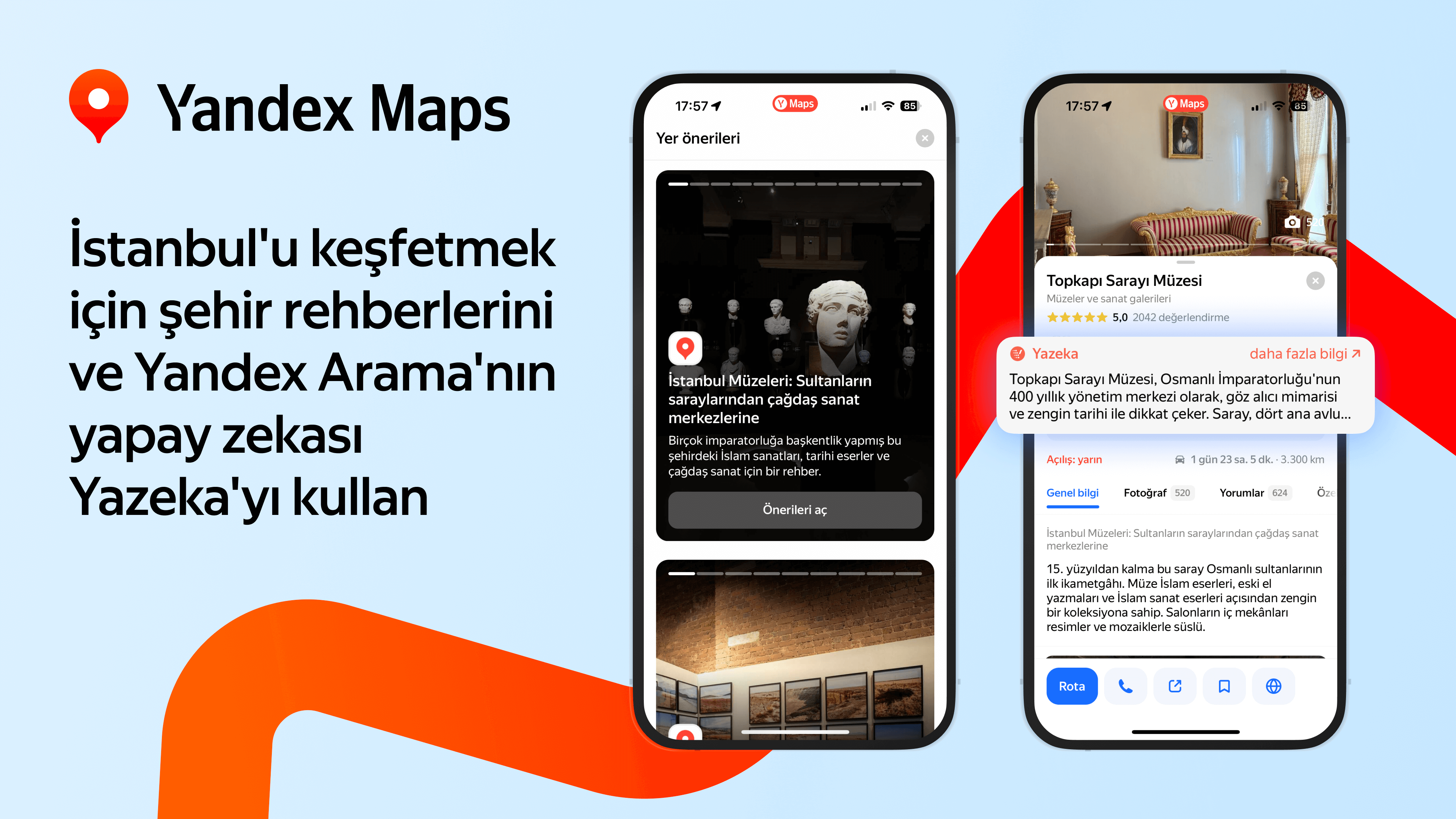 Yapay Zekalı Yandex Arama ile geliştirilen Yandex Maps, Bir Milyondan Fazla Lokasyon, Interaktif Rehberler ve Daha Fazlasını Sunuyor