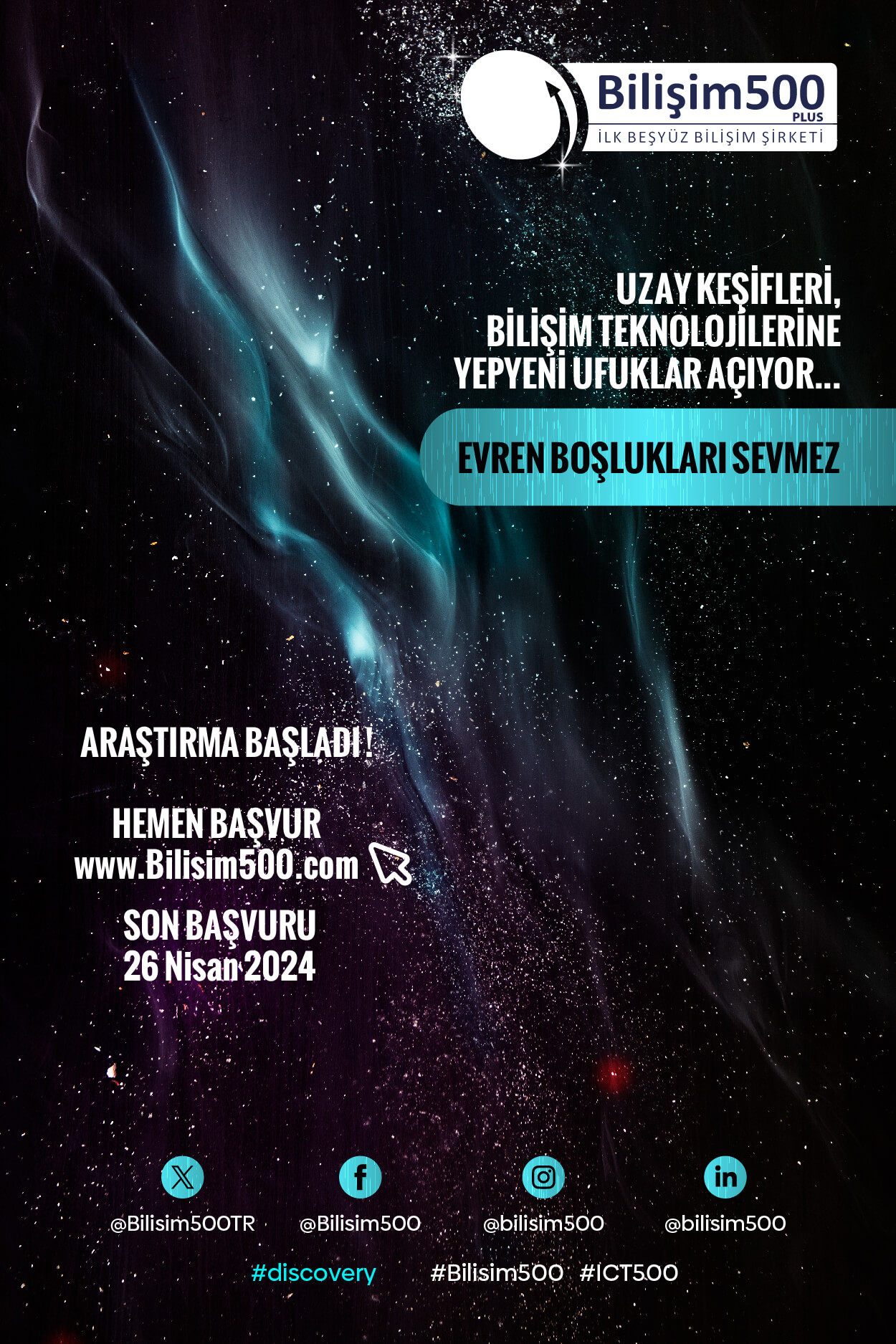 25. “Bilişim 500 Araştırması” İçin Başvurular Başladı