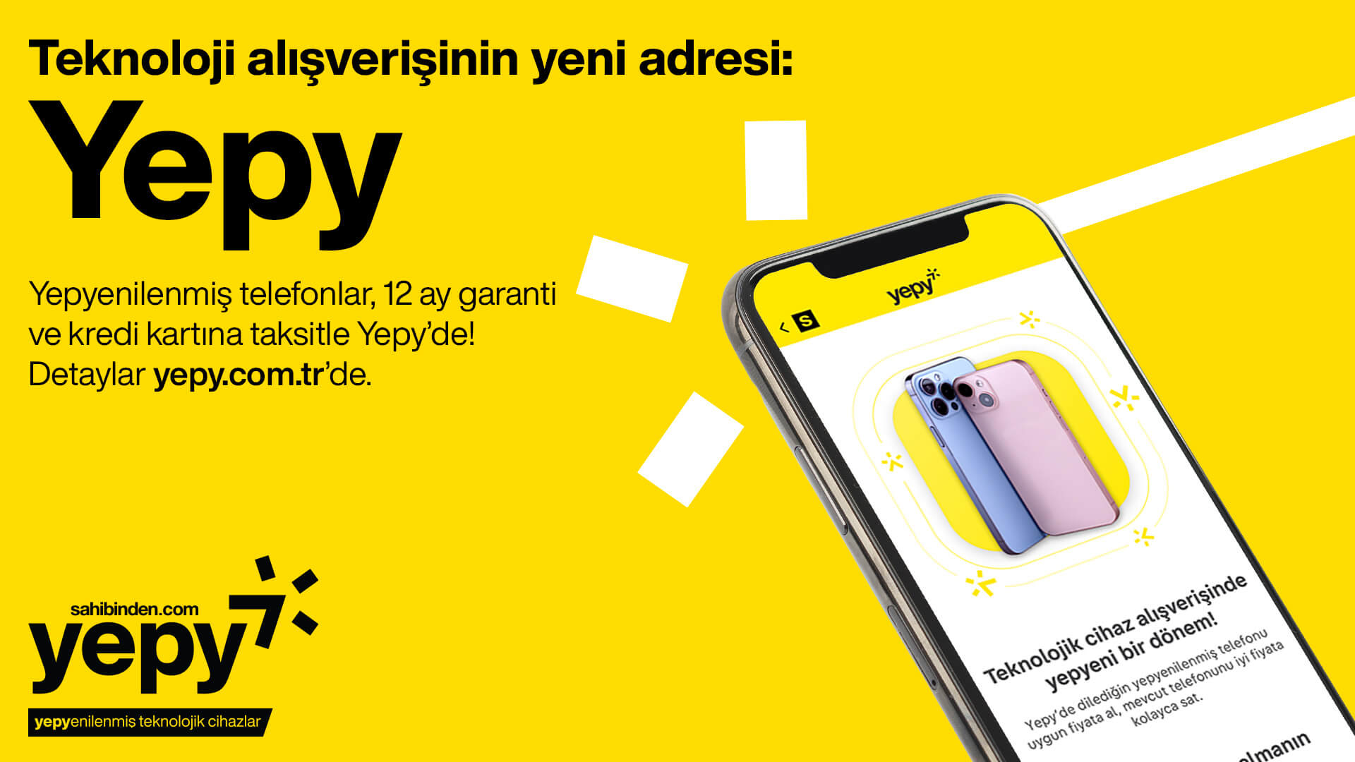 Sahibinden.com’dan Yepyeni Bir Girişim: Yepy