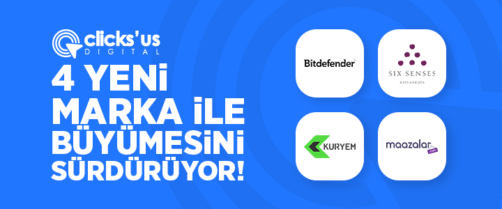 Clicks'us 4 Yeni Marka İle 2021'de Büyümesini Sürdürüyor!