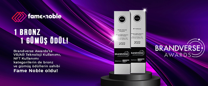 Destex Digital’in Kreatif Ajansı Fame+Noble’a Brandverse Awards Ödülü!