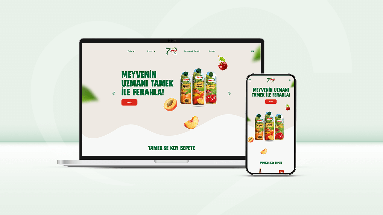 Tamek'in Yeni Web Sitesi Grıcreatıve'den