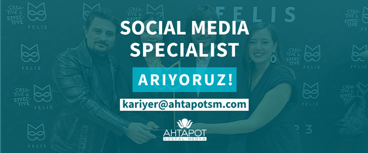 Ahtapot Sosyal Medya Social Media Specialist arıyor!