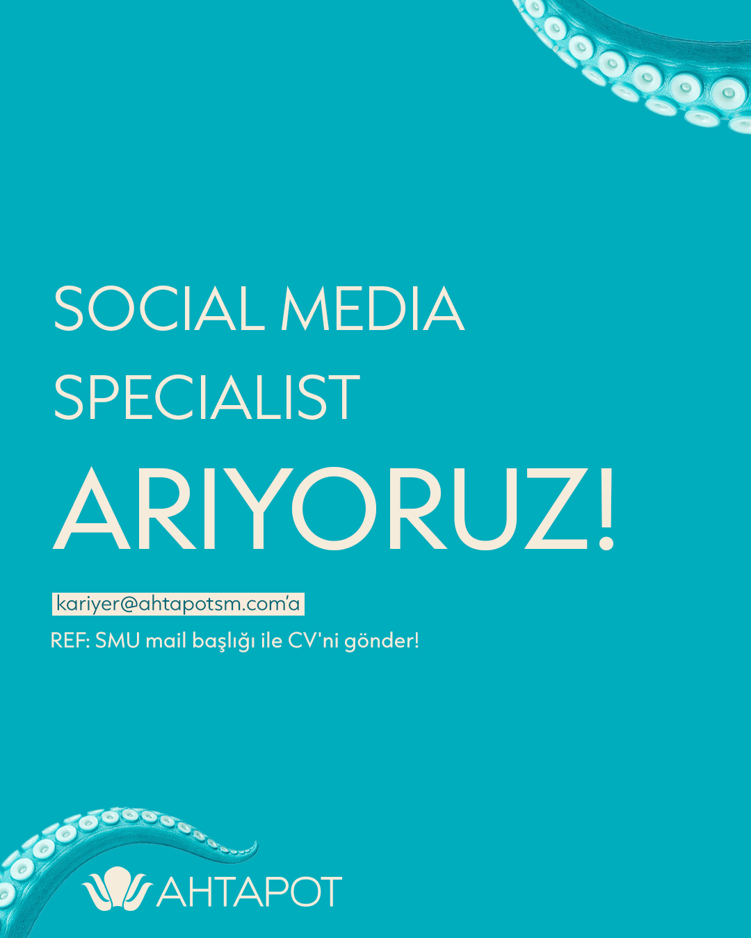 Markaları 8 Koluyla Saracak Social Media Specialist Arıyoruz