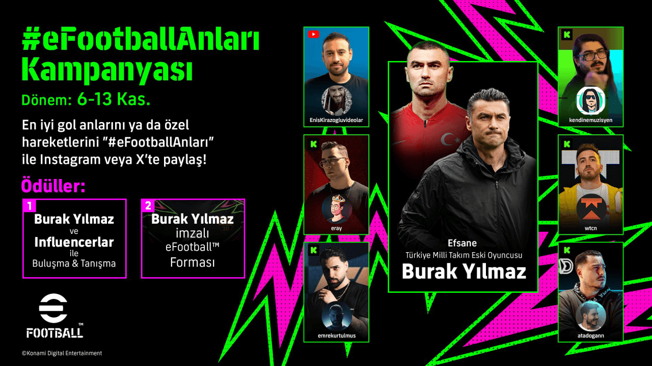 eFootball’a Türkiye’den İlk Legend: Burak Yılmaz
