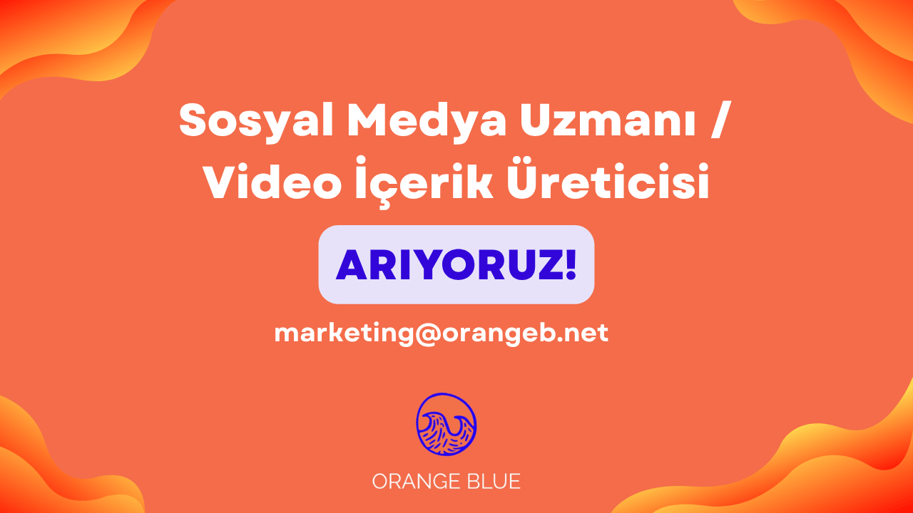 Sosyal Medya Uzmanı / Video İçerik Üreticisi 