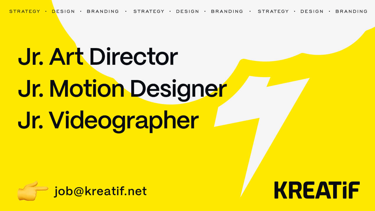 Kreatif Ajans, Jr. Art Dırector & Jr. Vıdeographer & Jr. Motıon Desıgner Arıyor