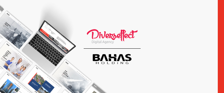 BAHAŞ Holding Web Sitesini Diverseffect İle Yeniledi.