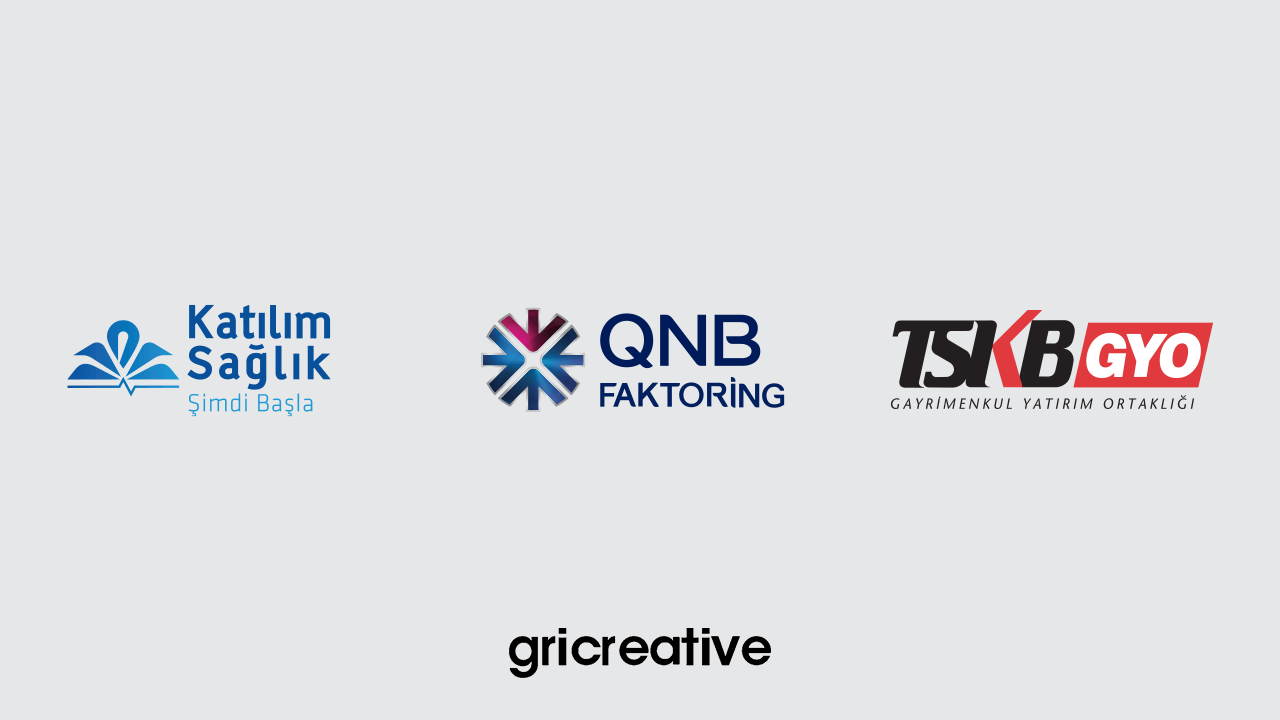 Grıcreatıve'in Yeni Markaları: Katılım Sağlık, QNB Faktoring ve TSKB GYO 