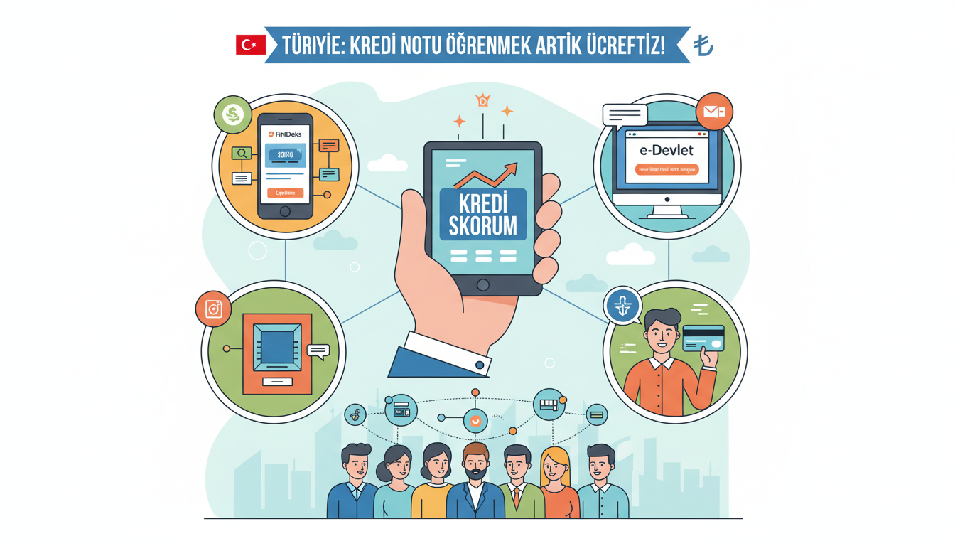Ücretsiz Kredi Notu Öğrenmenin 4 Farklı Yöntemi