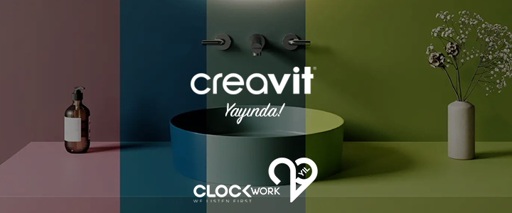CREAVİT SİTESİNDE CLOCKWORK İMZASI!