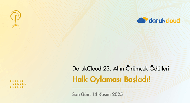 DorukCloud 23. Altın Örümcek Ödülleri’nde Halk Oylaması Başladı!