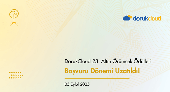 DorukCloud 23. Altın Örümcek Ödülleri Başvuruları 5 Eylül’e Kadar Uzatıldı!
